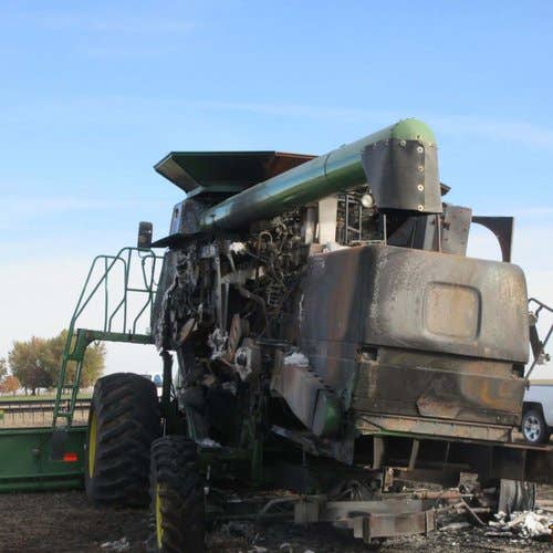 Used John Deere 9550 Combine parts.