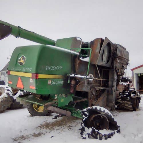 Used John Deere 9550 Combine parts.