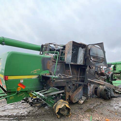 2001 Used John Deere 9550 Combine parts.