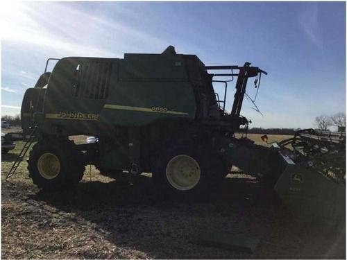2004 Used John Deere 9560 Combine parts.