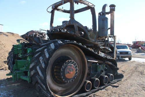 Used John Deere 9560RT Tractor parts.