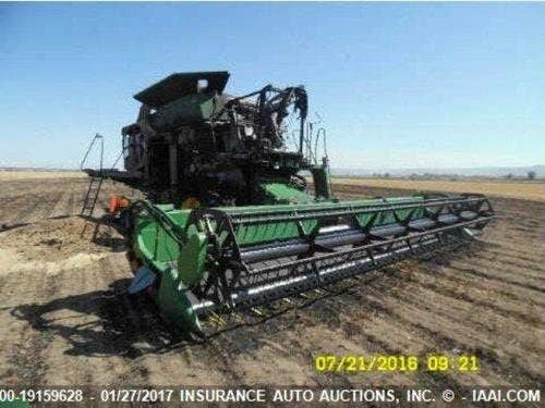 2009 Used John Deere 9570 Combine parts.