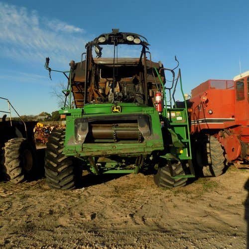 2011 Used John Deere 9570 Combine parts.