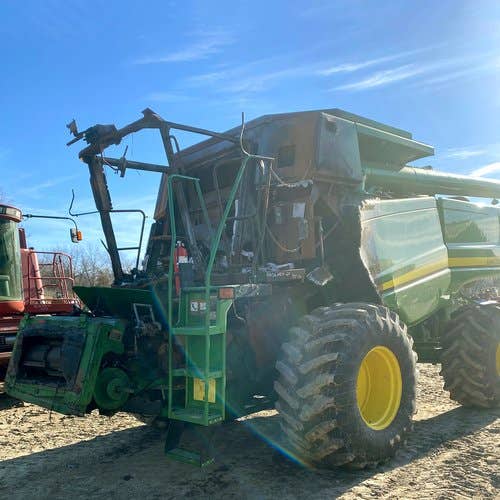 2009 Used John Deere 9570 Combine parts.