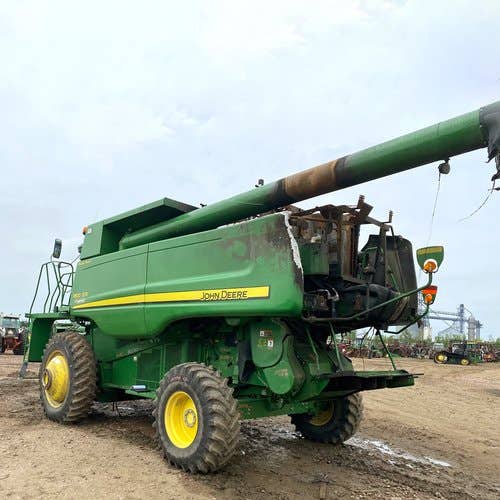 2011 Used John Deere 9570 Combine parts.