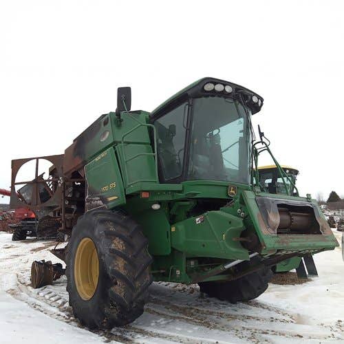 Used John Deere 9570 Harvester parts.