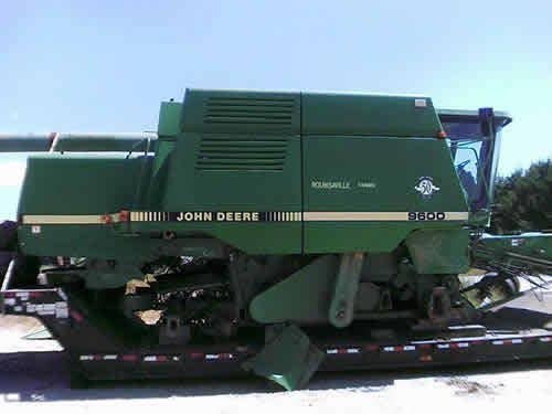 1997 Used John Deere 9600 Combine parts.