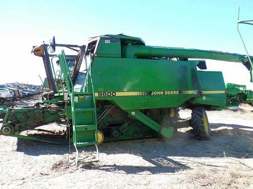 Used John Deere 9600 Combine parts.