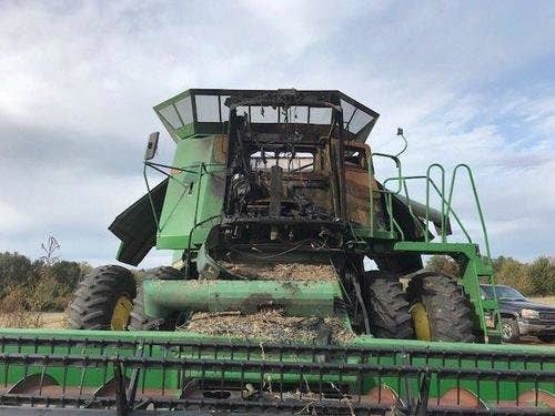 1995 Used John Deere 9600 Combine parts.