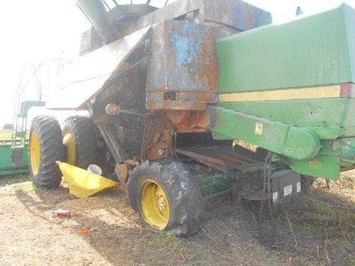 1995 Used John Deere 9600 Combine parts.