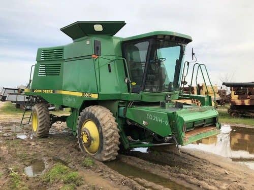 Used John Deere 9600 Combine parts.
