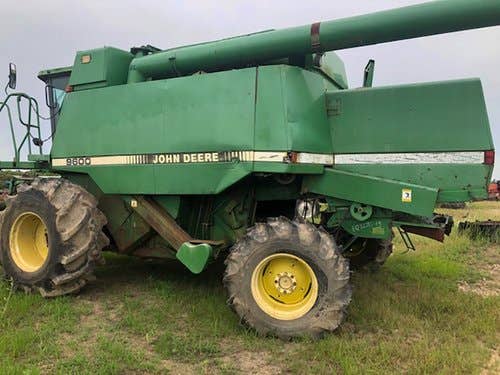 Used John Deere 9600 Combine parts.