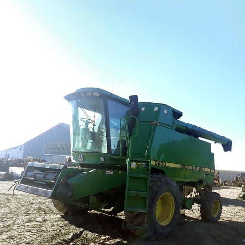 Used John Deere 9600 Combine parts.