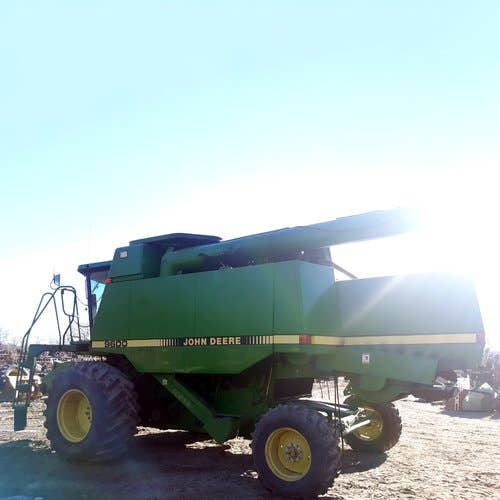 Used John Deere 9600 Combine parts.