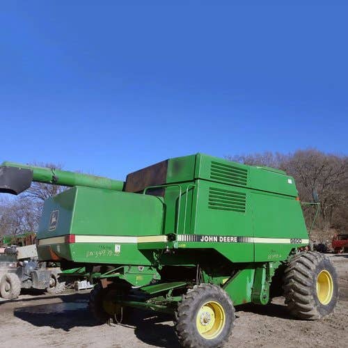 Used John Deere 9600 Combine parts.