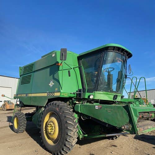 1997 Used John Deere 9600 Combine parts.