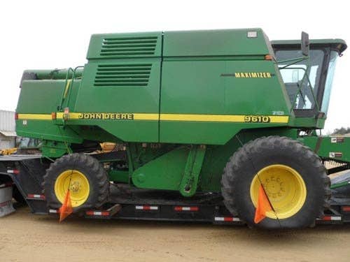 1998 Used John Deere 9610 Combine parts.