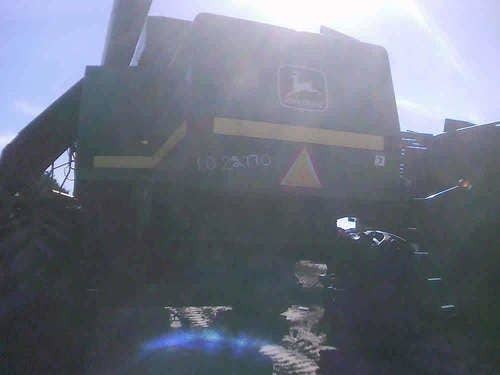 Used John Deere 9610 Combine parts.