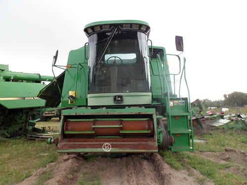 Used John Deere 9610 Combine parts.