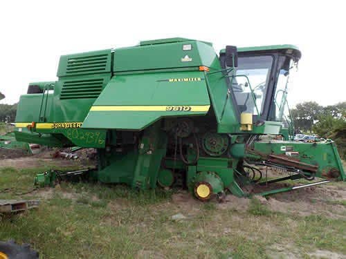Used John Deere 9610 Combine parts.