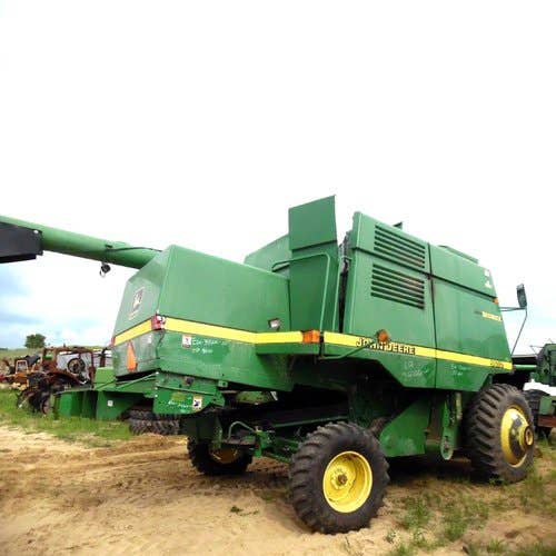 Used John Deere 9610 Combine parts.
