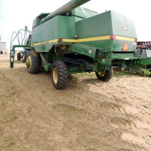 Used John Deere 9610 Combine parts.
