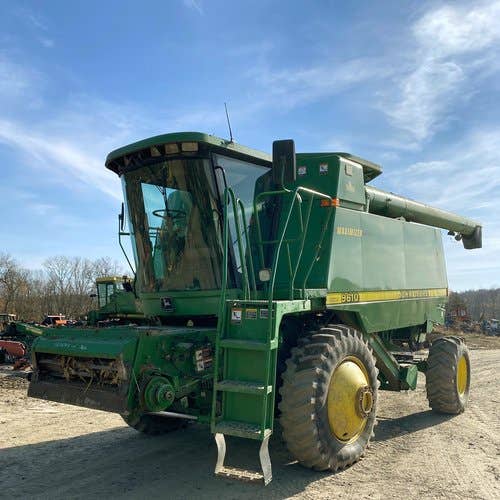 Used John Deere 9610 Combine parts.