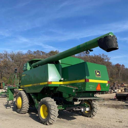 Used John Deere 9610 Combine parts.