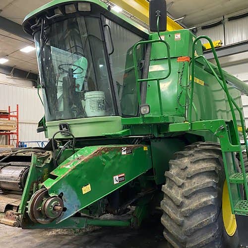 Used John Deere 9610 Combine parts.