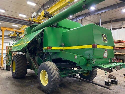Used John Deere 9610 Combine parts.
