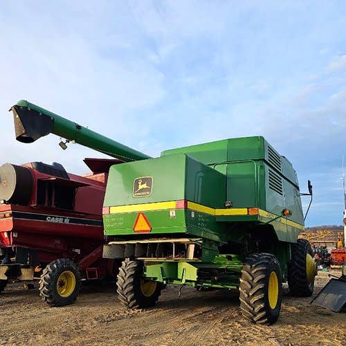 Used John Deere 9610 Combine parts.