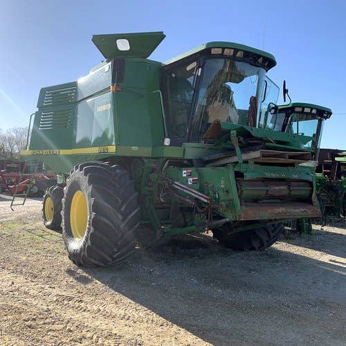 Used John Deere 9610 Combine parts.