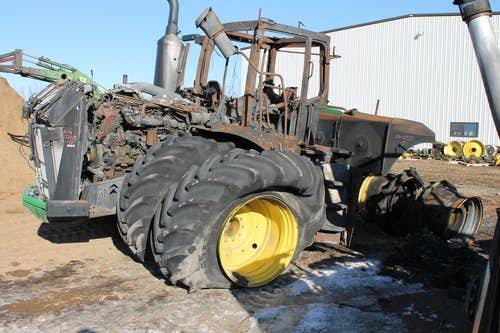 2016 Used John Deere 9620r Tractor parts.