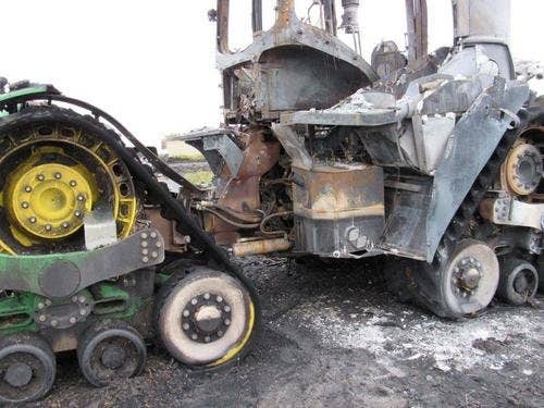 2016 Used John Deere 9620RX Tractor parts.