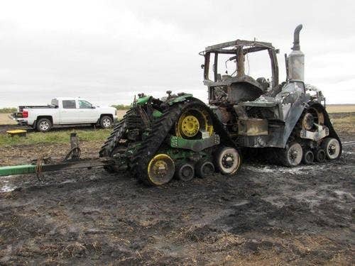 2016 Used John Deere 9620RX Tractor parts.
