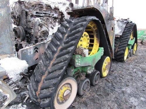 2016 Used John Deere 9620RX Tractor parts.
