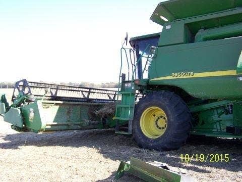 2002 Used John Deere 9650 Combine parts.