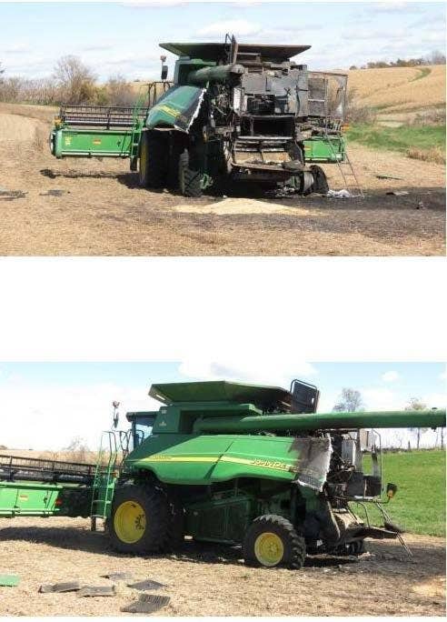 2002 Used John Deere 9650 Combine parts.