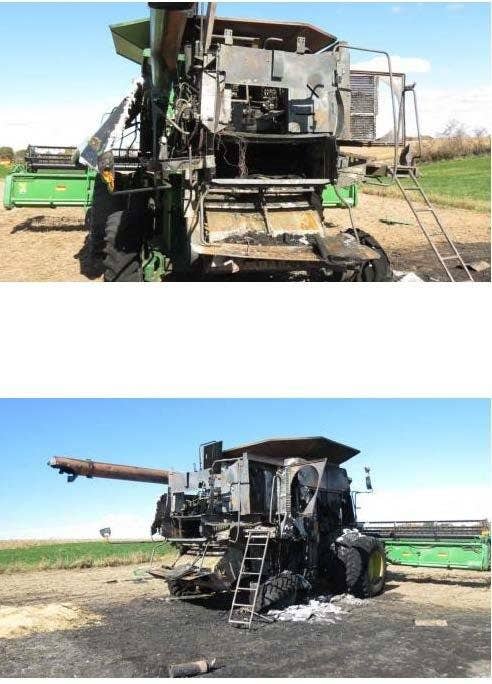 2002 Used John Deere 9650 Combine parts.