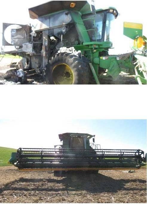 2002 Used John Deere 9650 Combine parts.