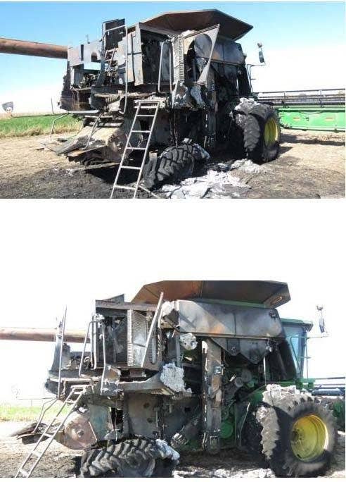 2002 Used John Deere 9650 Combine parts.