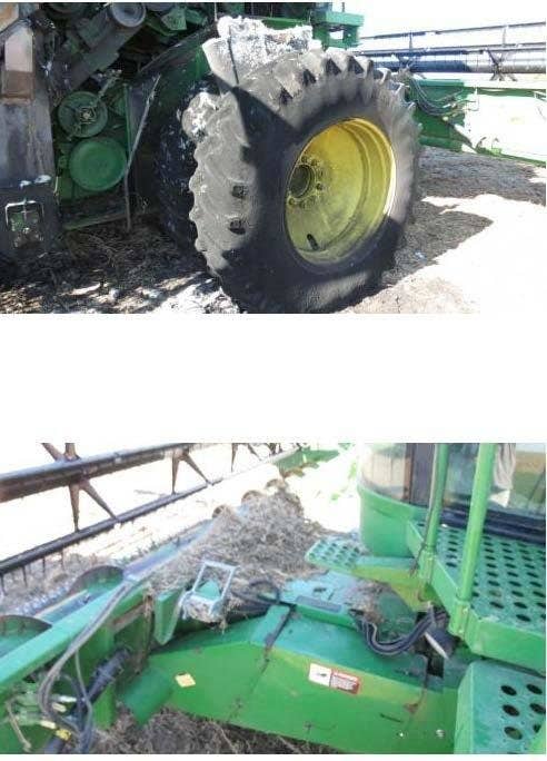 2002 Used John Deere 9650 Combine parts.