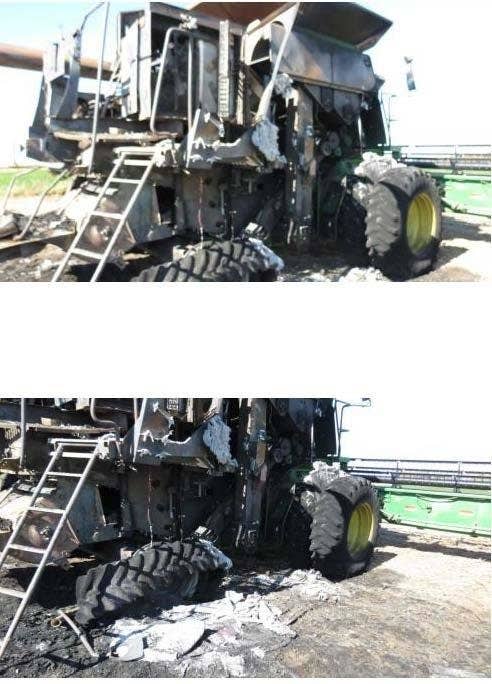 2002 Used John Deere 9650 Combine parts.