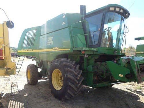 Used John Deere 9650 Combine parts.