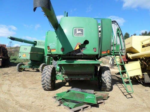 Used John Deere 9650 Combine parts.