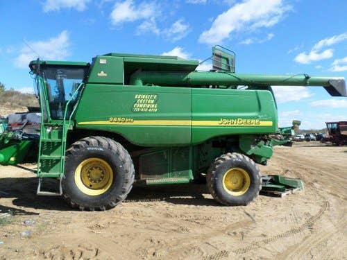 Used John Deere 9650 Combine parts.