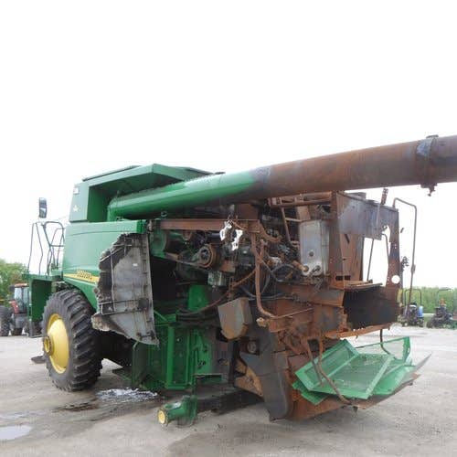 2002 Used John Deere 9650 Combine parts.