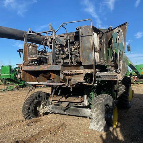 Used John Deere 9650 Combine parts.