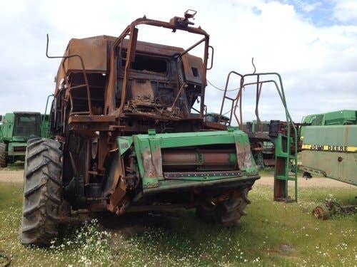2004 Used John Deere 9660 Combine parts.