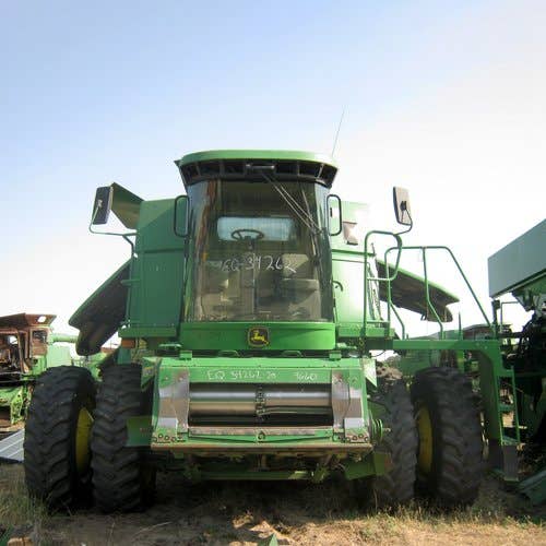 Used John Deere 9660 Combine parts.